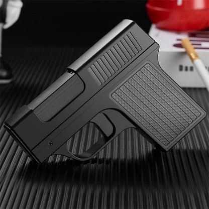 gun shaped cigarette case and lighter creative gun-shaped windproof jet lighter with hidden cigarette storage compartment, can Two-in-one Multifunctional Pistol Lighter Cigarette