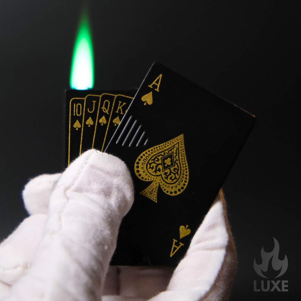 Green Lucky Ace – LUXE Lighter