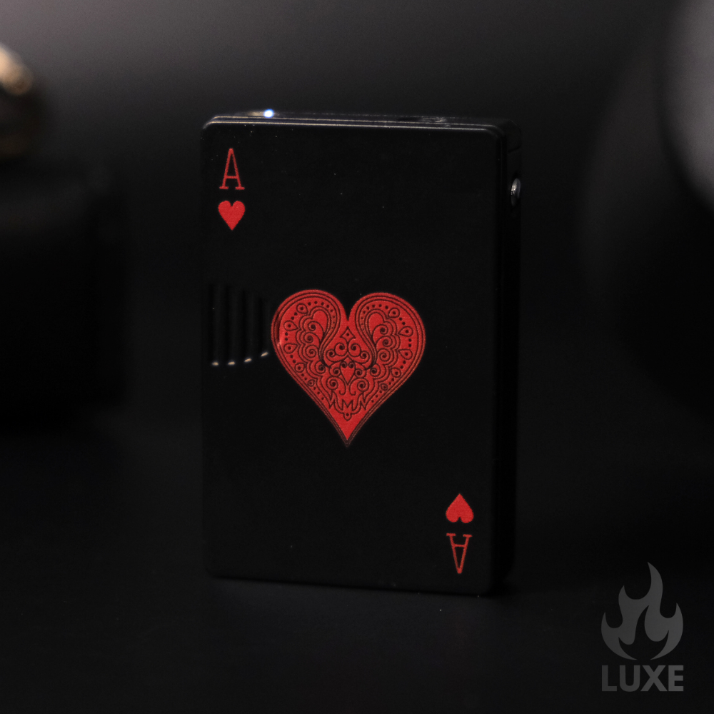 Red Ace of Hearts Lighter – LUXE Lighter